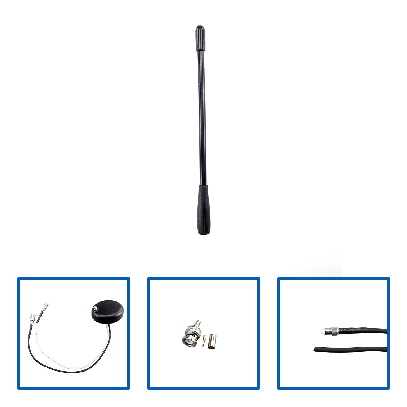 Panorama Antennas Kombiantenne Tetra/GPS, 380-430MHz, MRT (Set für Sepura, incl. Kabel und Crimpstecker)
