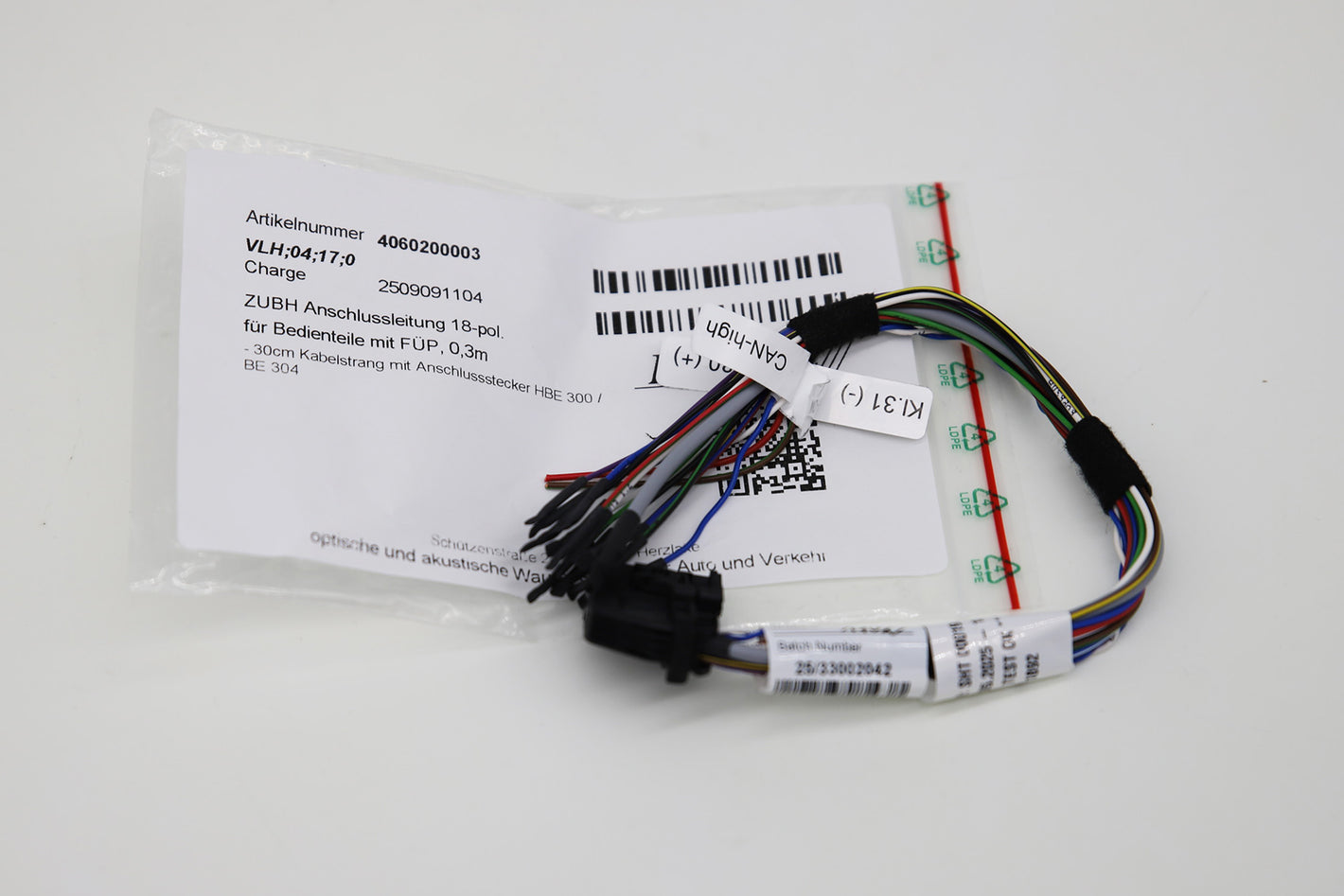 Hänsch Anschlussleitung 18-pol.