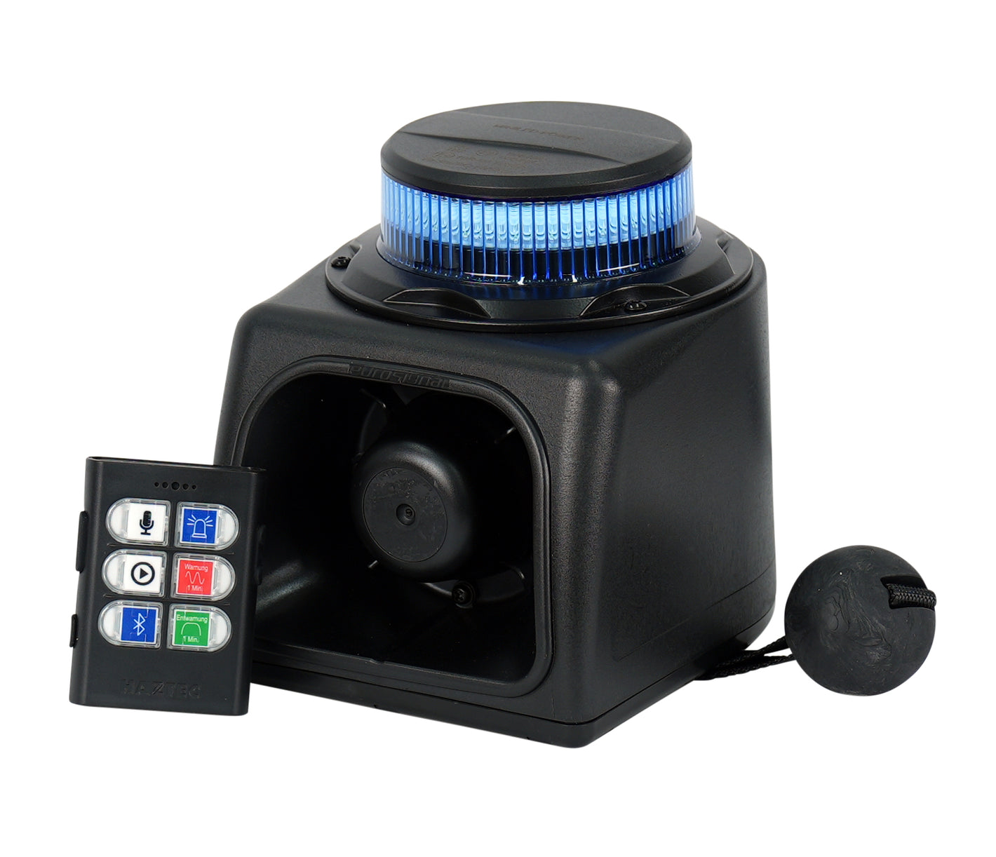 MoWa 2 | Mobile Warnanlage mit Durchsagefunktion, Recorder und Bluetooth | Magnethalterung | KatWarn