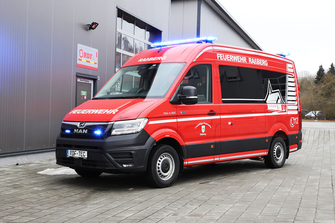 Mannschaftstransportwagen auf Basis MAN TGE - 8-Sitzer mit hochwertiger Ausstattung