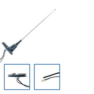 GAIN ANT 3dBi mit GPS/NMO MOUNT, 380-430MHz, inkl. losem BNC-crimp