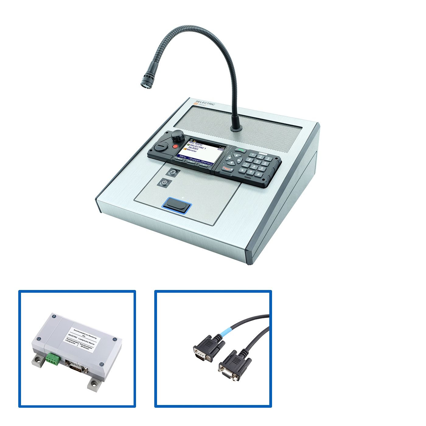 Selectric Orca18-3, bis 30 m Absetzung, Bedien-, Besprechungs- und Mithöreinrichtung von Funk mit SCC3