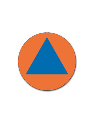 Sticker "Civil Defense Sign"