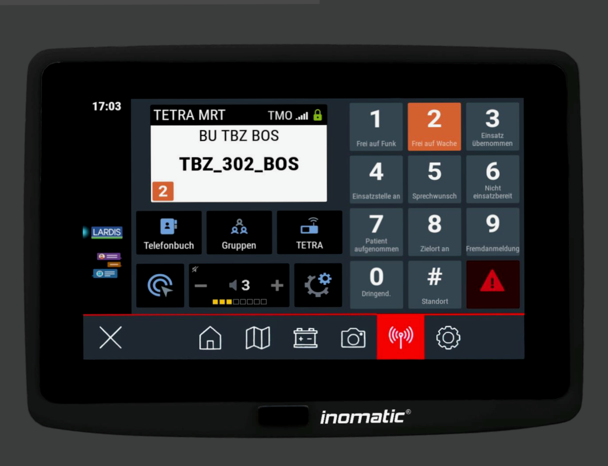 Inomatic Distribution Panel inomatic Mangora M7 - Multifunktionales CAN-BUS Touch-Display Bediente