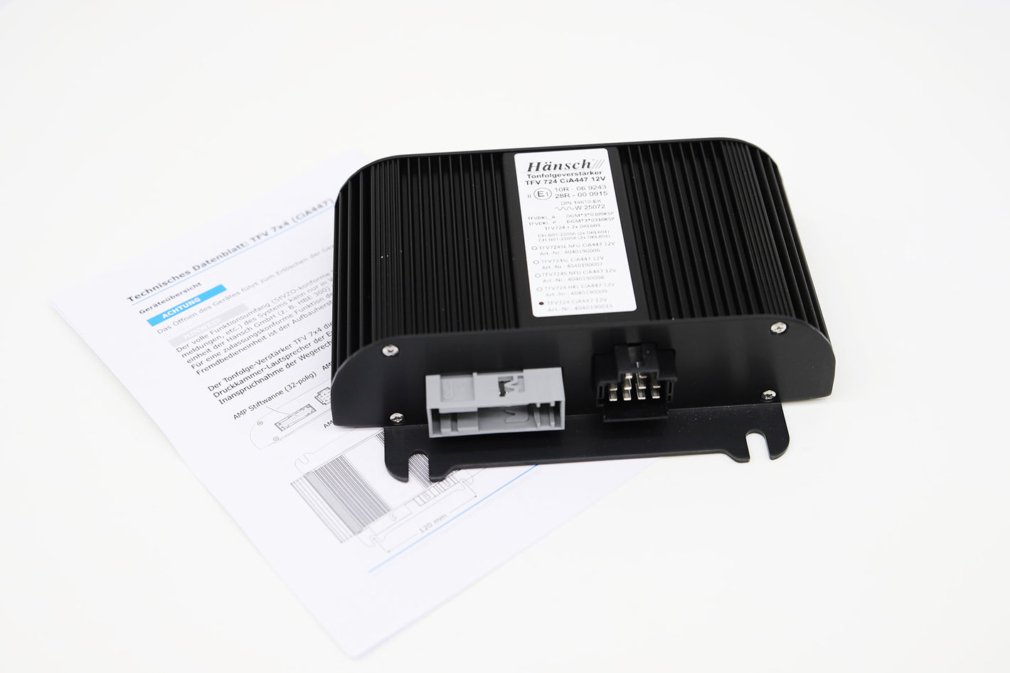 Hänsch Tonfolgeverstärker TFV 724 CiA447 12V, 2 Endstufen