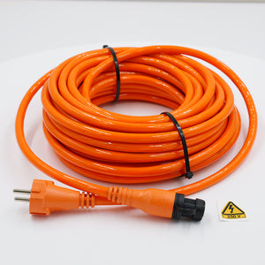DEFA Anschlusskabel, 230V (für MiniPlug) 2,5mm² orange Kabel Einspeisung
