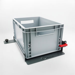 Eurobox-Halterung für MAN TGE & Schnierle Rail-In System (Kunststoffkiste)