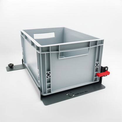 Eurobox-Halterung für MAN TGE & Schnierle Rail-In System (Kunststoffkiste)
