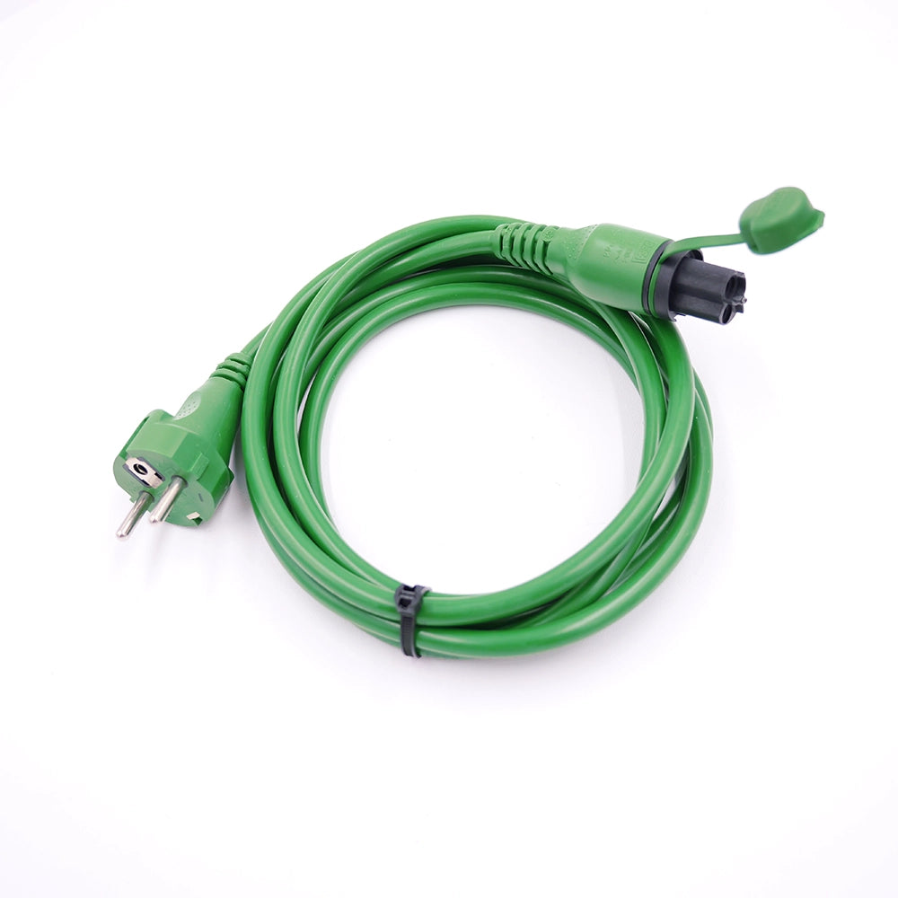 DEFA Anschlusskabel, 230V (für MiniPlug) Kabel Einspeisung grün