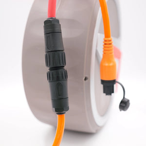 Kabelabroller / Deckenabroller für DEFA / RettBox / PowAirBox Anschlusskabel, 230V 2,5mm², Einspeisung für Einsatzfahrzeuge