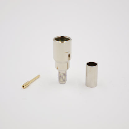 Crimpstecker FME(m), crimp-gerade, für RG58 (CS23)