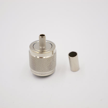 Crimpstecker UHF(m), crimp-gerade, für RG58