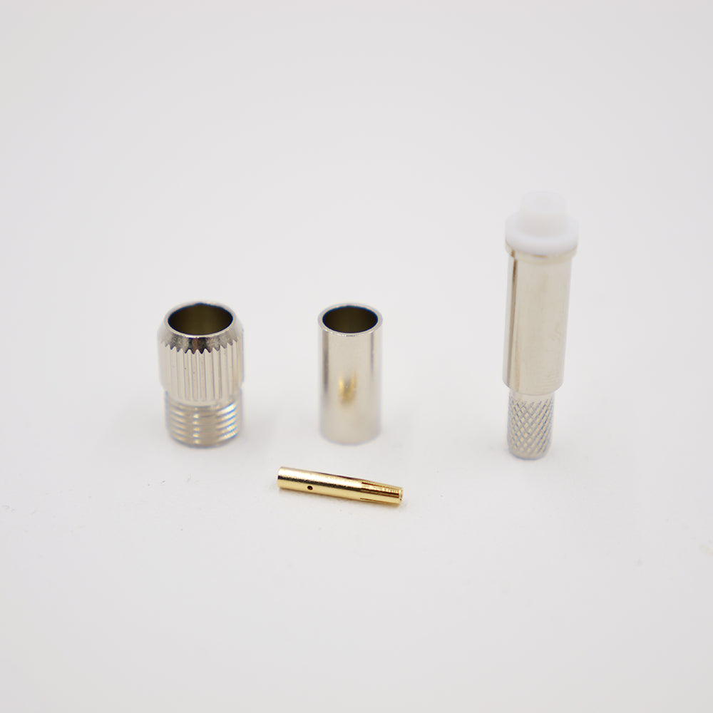Crimpbuchse FME(f), crimp-gerade, für RG58 (CS23) und C29