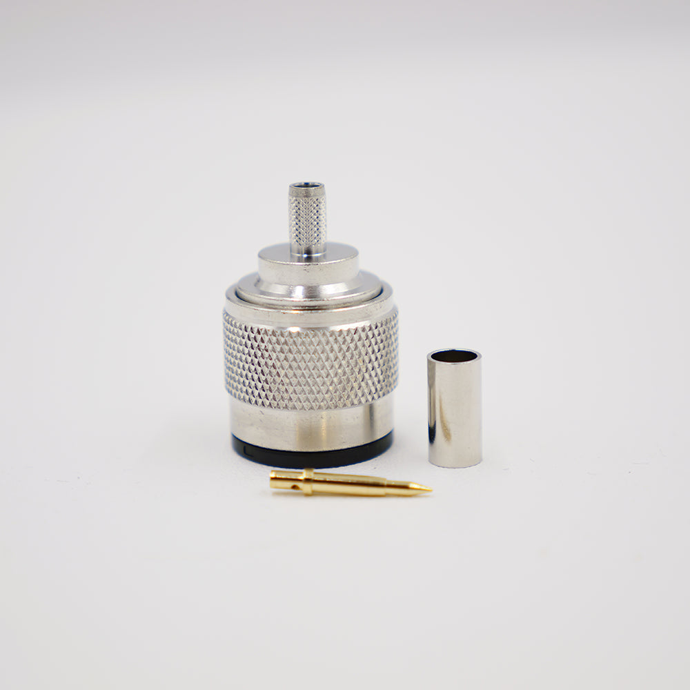 N(m)-Stecker, crimp-gerade für RG58