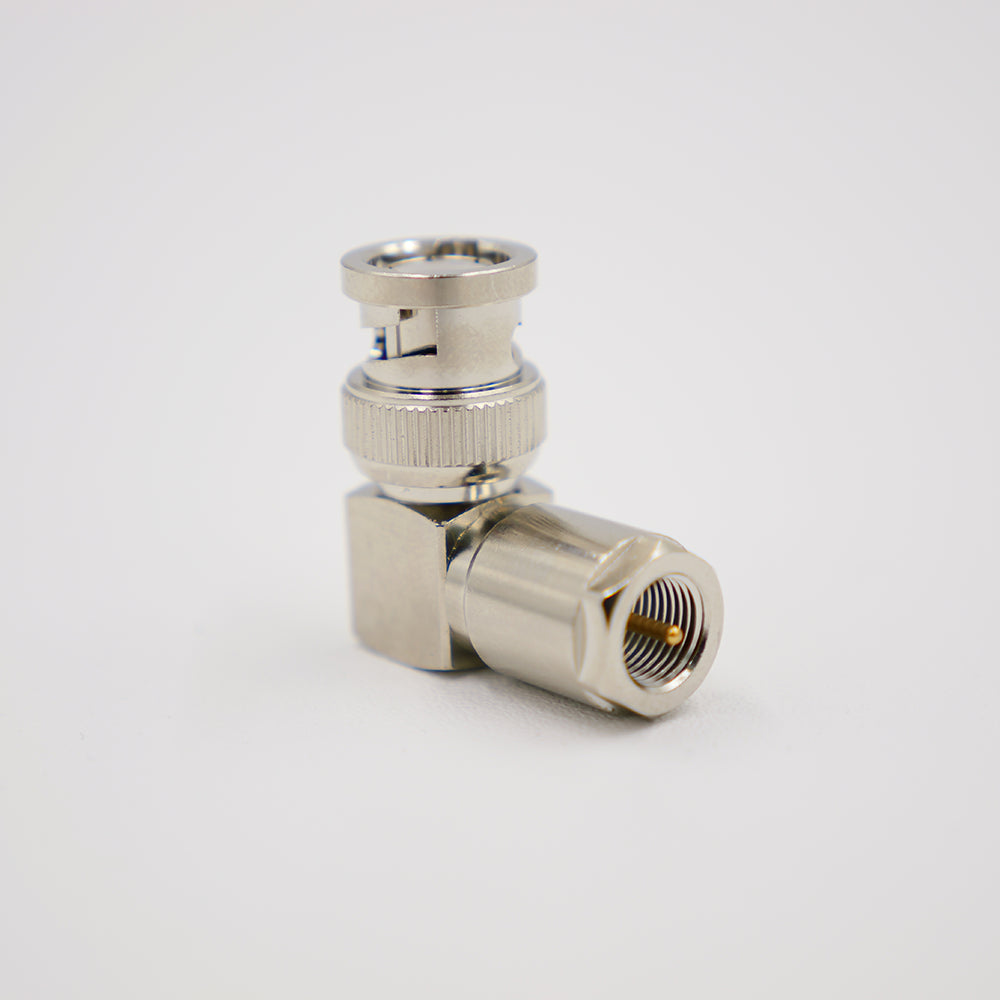 FME(m)-RA-BNC(m), Adapter, gewinkelt
