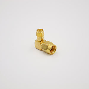 SMA Verbinder, SMA Stecker auf SMA Buchse, 90 Grad