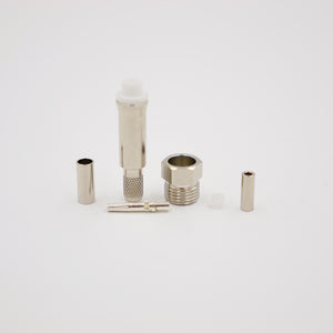 Crimpbuchse FME(f), crimp-gerade, für RG 174