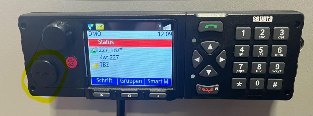 Sepura Abdeckung für Frontanschluss SCC1/SCC2/SCC3 Ersatzteil