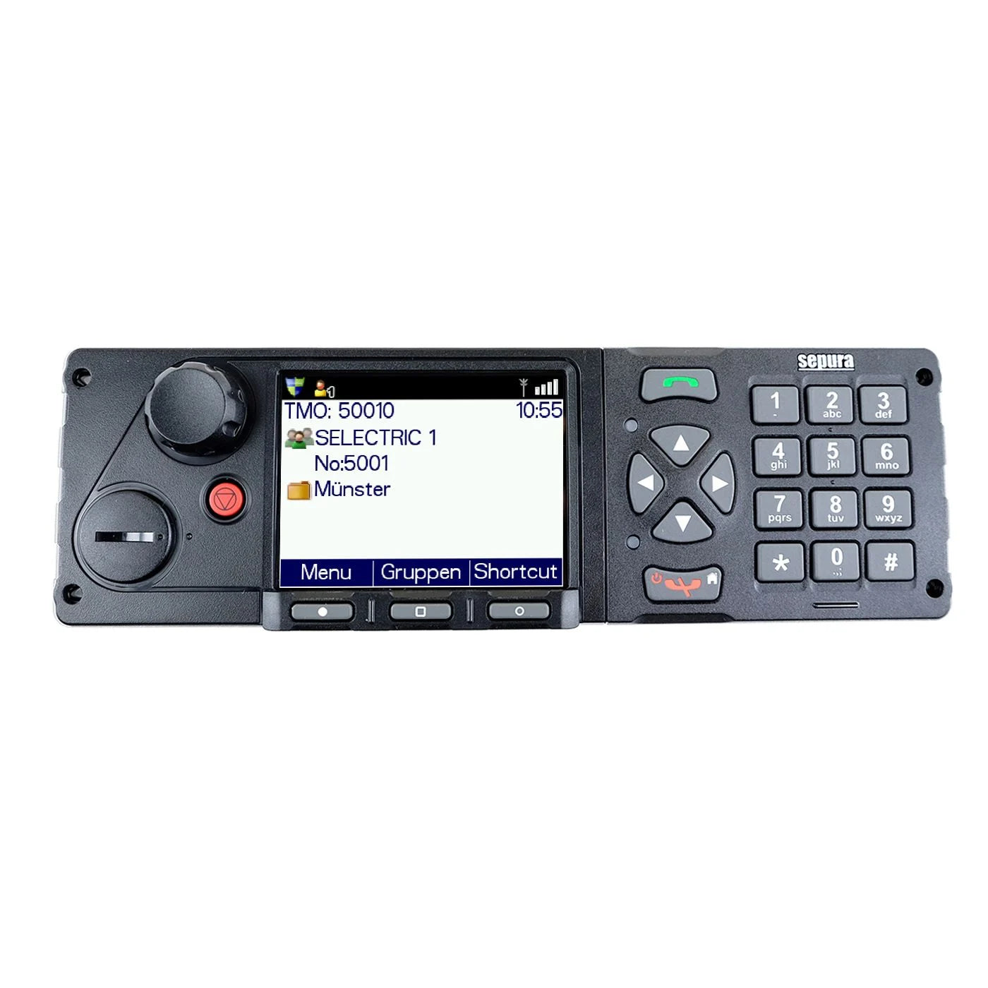 Sepura SCC3+ mit Anschluss für IPX6 Handapparat, für SRG/SCG