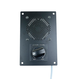 Selectric Einbaulautsprecher mit Regler, inkl. 2 m Kabel mit Stecker für Sepura SRG/SCG