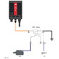 DEFA MultiCharger 1x12A m/Remote LED Batterieladegerät